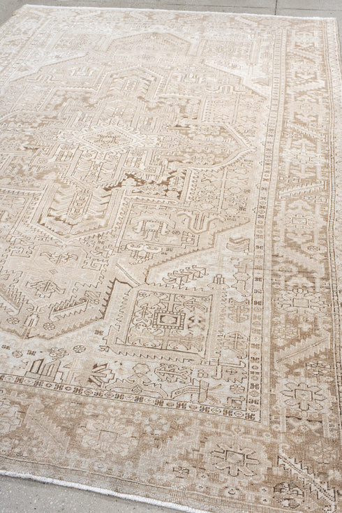 Antique Heriz Area Rug (6' x 9')